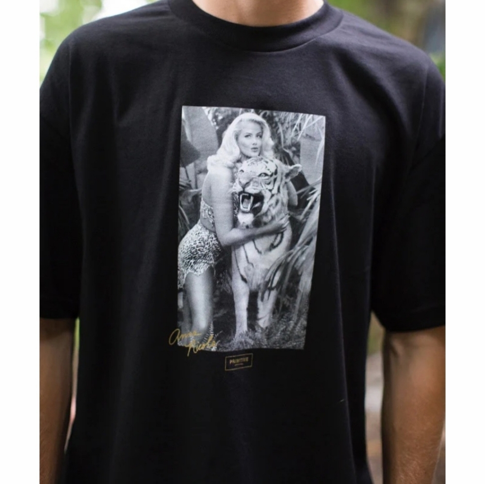 Anna Nicole Smith x Primitive Skateboards T-shirt (2008) RARE, #Vintage #Y2K